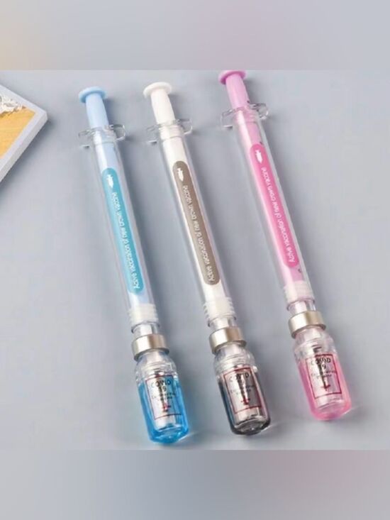 Other - Creative Gel Pens, Portable 0.5mm Multipurpose Writing Pens Blue, Pink, Grey